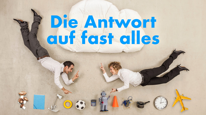 Keyart for German series, "The Answer to Almost Everything".
